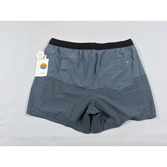 Vuori Kore Mens Light Azure Blue Stripe V367 Lined Athletic Shorts Gym 2XL NWT - Picture 7 of 7